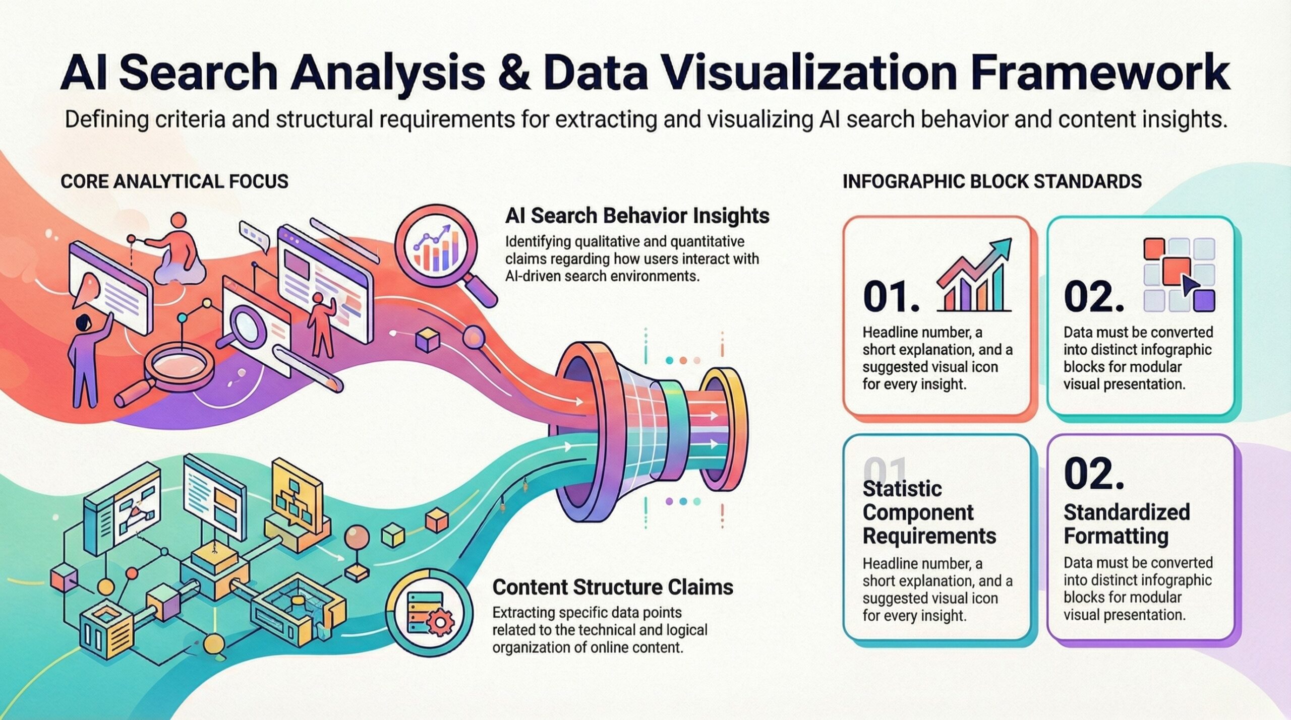 AI Search Analysis Visualization Framework
