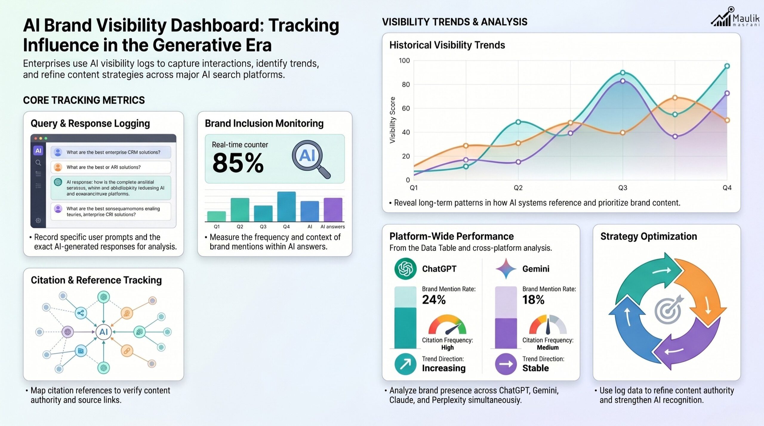 AI Brand Visibility Tracking Dashboard