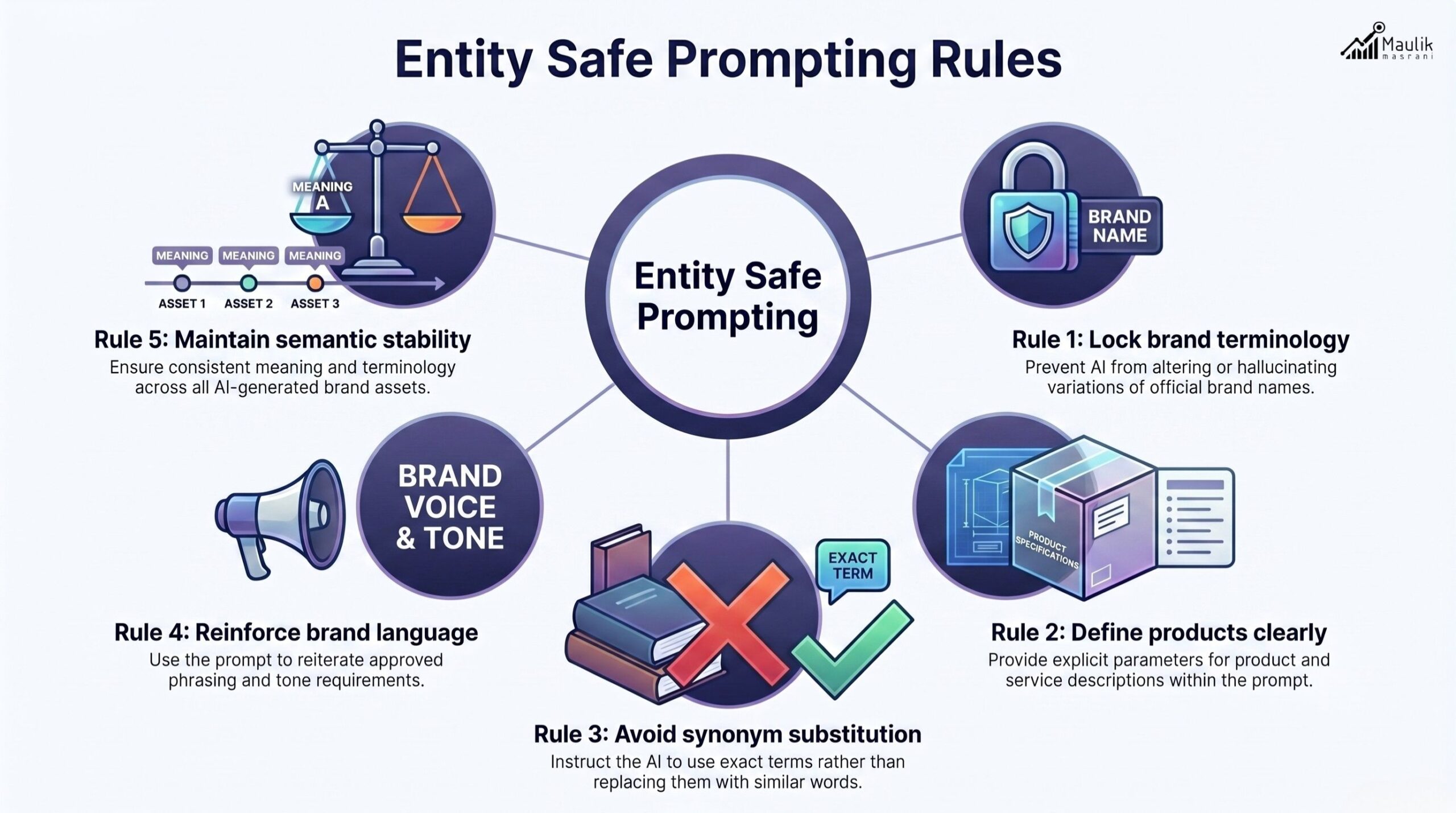 Entity Safe Prompting Rules