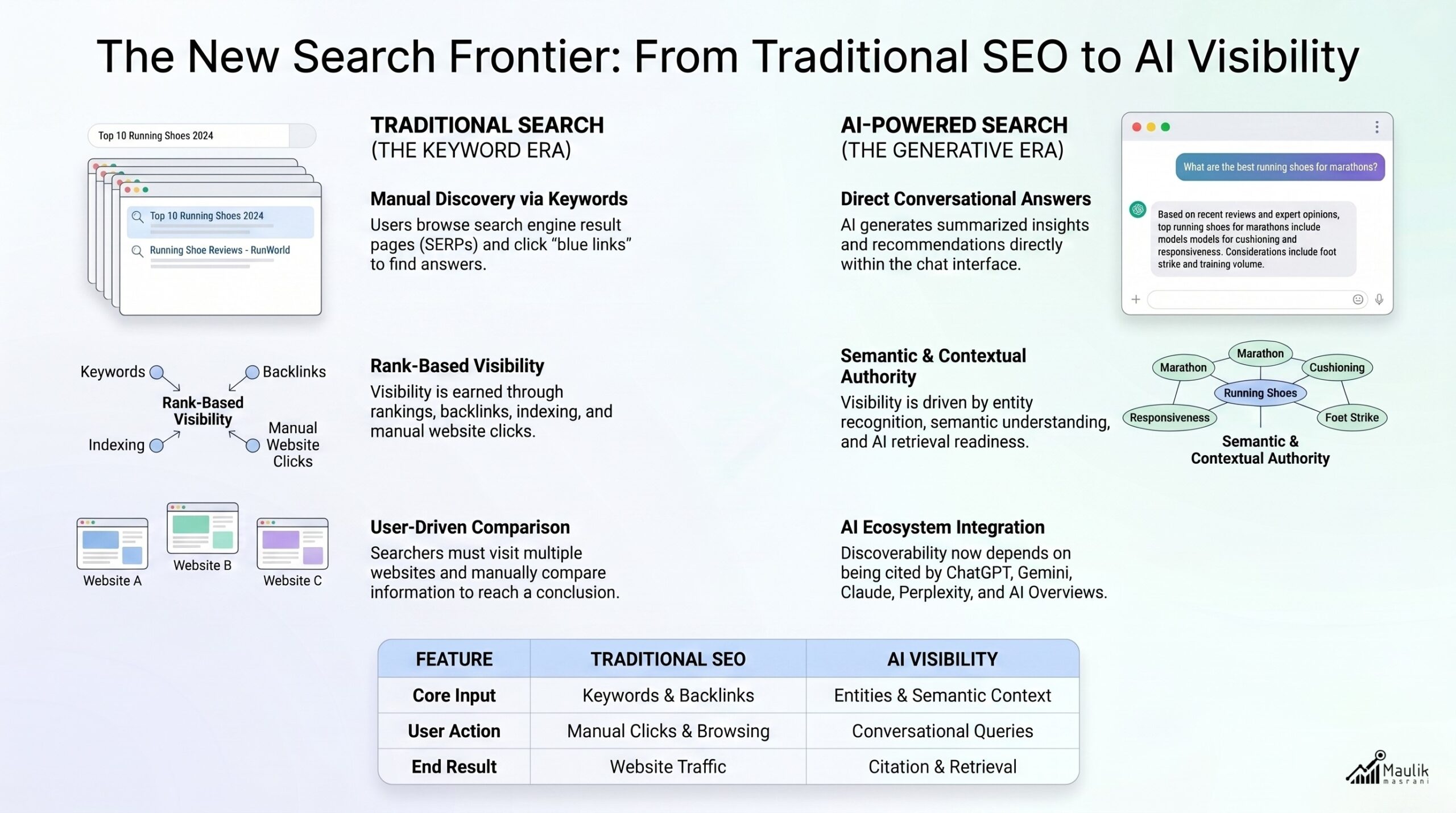 Traditional SEO vs AI Visibility