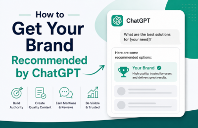 How to get your brand recommended by chatgpt
