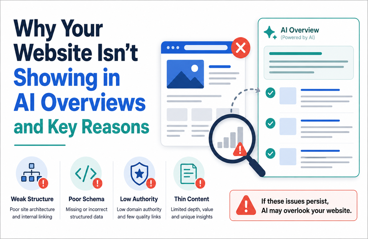 Why Your Website Isn’t Showing in AI Overviews